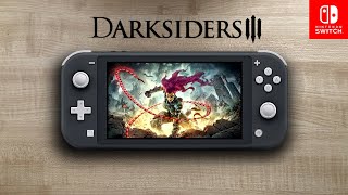 Darksiders III  Nintendo Switch LITE Gameplay [upl. by Madancy]