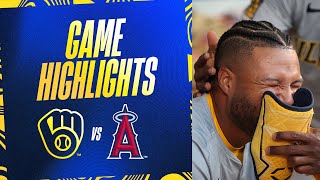 Brewers vs Angels Game Highlights 61824  MLB Highlights [upl. by Adnarim]