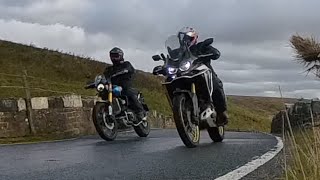 ADV ride on big bikes Scrambler 1200 XE and a Africa Twin AS [upl. by Sletten]