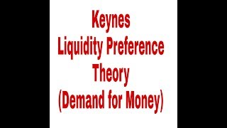 Keynes Liquidity Preference Theory  Liquidity Trap Demand for Money [upl. by Kalila88]