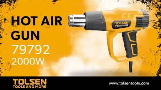 TOLSEN 79792 HOT AIR GUN [upl. by Xela]