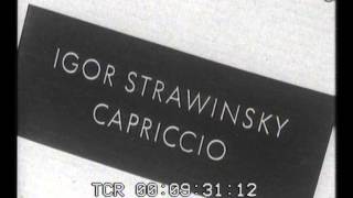 Leonard Bernsteins rare short film tribute to Stravinsky [upl. by Zindman]