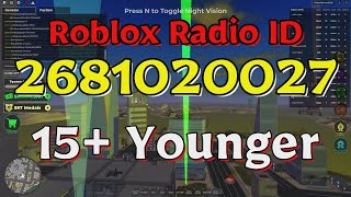 Younger Roblox Radio CodesIDs [upl. by Lukey833]