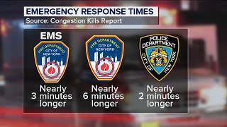 New York City emergency response teams set recordslow response times due to congestion report [upl. by Anaila]