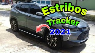 Como instalar estribos a tracker 2021 [upl. by Sadnak]