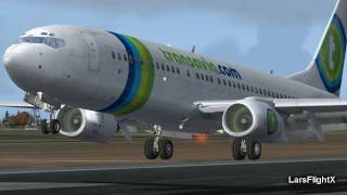 Transavia Virtual Airlines Flight TRA5132 [upl. by Cullie626]