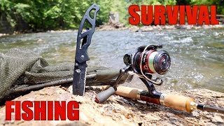 SURVIVAL FISHING CHALLENGE NO Lures amp NO Bait [upl. by Kcor]