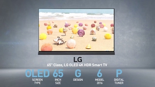 LG OLED65G6P SIGNATURE OLED 4K HDR Smart TV  Full Specs Review LGTV [upl. by Irollam]