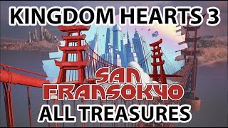 KH3 San Fransokyo  All Treasures [upl. by Mirna]