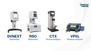 Explore our selection of Viscometers Rheometers Texture Analyzers Moisture Analyzers and more [upl. by Iralam]