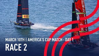 36th Americas Cup  Race 2 [upl. by Ycul]