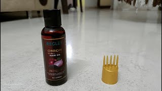 REGLET ONION HAIR OIL UNBOXING hairoil onionhairoil umboxing trendingshorts [upl. by Lorenzana]