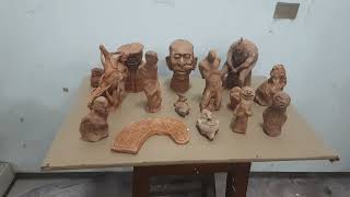 Art College 3rd Year Students Works painting sculpture etc works [upl. by Shirlene]