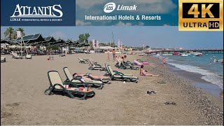 Turkey LIMAK ATLANTIS Deluxe Resort Beach [upl. by Notsnhoj]