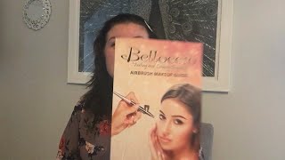 Airbrush makeup tutorial  belloccio airbrush makeup review [upl. by Dremann]