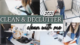 EXTREME CLEAN DECLUTTER amp ORGANIZE WITH ME 2021  KONMARI DECLUTTERING amp FOLDING MOTIVATION [upl. by Ailaza]