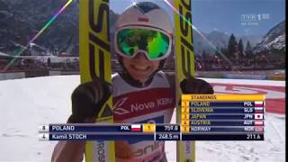 Kamil Stoch 2485m PLANICA 24032018 [upl. by Polad131]