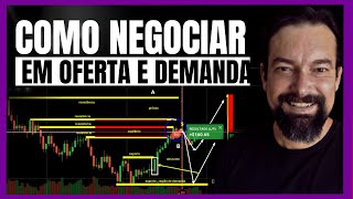 Aprenda COMO INTERPETRAR o gráfico e NEGOCIAR de forma correta nas regiões de OFERTA e DEMANDA [upl. by Jesselyn213]