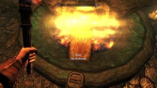 Skyrim Dicas Staffs Scrolls e Livros na Atronach Forge [upl. by Zobkiw270]