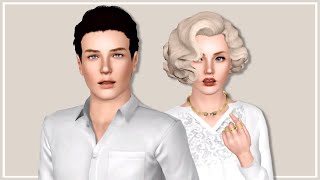 The Sims 3  CREATE A SIM  Elvis Presley amp Marilyn Monroe [upl. by Haugen]