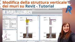 Modifica della struttura verticale dei muri  Revit Tutorial [upl. by Pubilis]