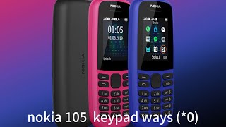 nokia 105 2019 keypad 0 ways 93live250 [upl. by Giess]