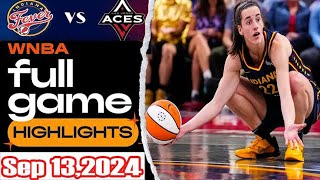 Indiana Fever VS Las Vegas Aces FULL GAME HIGHLIGHTS  September 13 2024 Women’s Basketball [upl. by Atela]