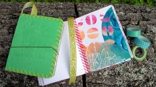 Easy DIY Beautiful Handmade Journal Tutorial [upl. by Iden665]