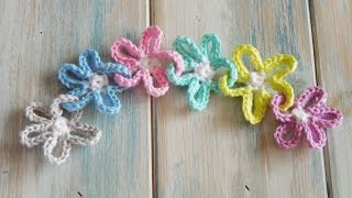 crochet How To Crochet Flower Chains  Yarn Scrap Friday [upl. by Tybi340]