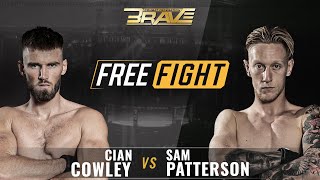 FREE FIGHT  Cian Cowley vs Sam Patterson  BRAVE CF 33 [upl. by Donough687]