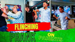 Flinching Prank on Parents GONE WRONG  Pretending To Hit Your Parents Prank TikTok Compilation 2021 [upl. by Eldredge]