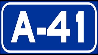 A41 Ciudad Real  Autovía Ciudad Real  Puertollano  Sentido Puertollano  A41 Highway  Spain [upl. by Slein]