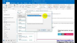 How to extract email addresses from mail folders in Outlook [upl. by Sherline103]