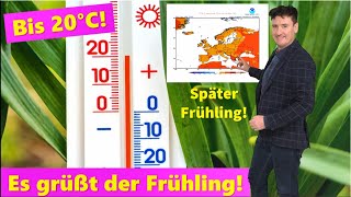 Frühlingstrend 2024 Viel Spätwinter im März April und Mai Rekordwarmer Februar 2024 [upl. by Ayrolg]