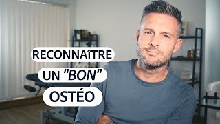 Les 10 CRITÈRES d’un quotBONquot OSTÉOPATHE [upl. by Nels]