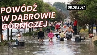 🌧️🌊ZALANA DĄBROWA GÓRNICZA  8082024 [upl. by Udall]