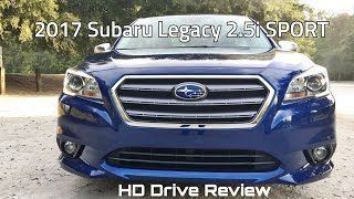 2017 Subaru Legacy 25i SPORT  HD Drive Review [upl. by Cleve]