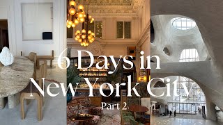 NYC in 6 Days  2 Beautiful Interior and Architectural Places Museums Luxury Shopping [upl. by Brianne]