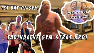 Vlog of 2024  first day of Gym [upl. by Hynda962]