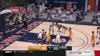 Keon Johnson vs AUB 23 PTS 22721 [upl. by Irena]