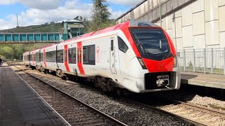 Trains at and a tour of Bargoed Railway Station [upl. by Emelen]