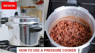 How to use a Manual Pressure Cooker  How to use a Pressure Cooker to Cook Beans  Infoods [upl. by Asirem]