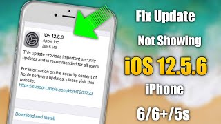 iOS 1256 Update Not Showing  Fix iOS 1256 Update Not Showing  Update iOS 1256 in iPhone 6 [upl. by Balough]