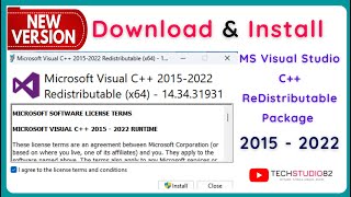 How to Download and Install Visual Studio C 2019 Redistributable for OBS Studio [upl. by Zsazsa]