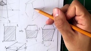 Draw 3D Shapes in Perspective From Imagination ✏️ [upl. by Hessler]