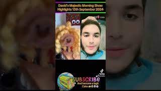 David Battenberg cake’s Majestic Morning Show highlights 13th September 2024 on TikTok Live [upl. by Adihaj]