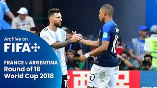 MBAPPE VS MESSI  2018 FIFA World Cup France v Argentina [upl. by Ellened]