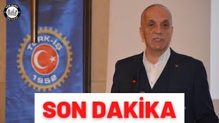 Türkİş Başkanı Ergün Atalayın Basın Açıklaması son dakika 4d işçi kadrosu son durum [upl. by Noreen]