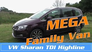 VW Sharan 20 TDI 150 PS DSG Highline  Test Review und Fahrbericht [upl. by Dreyer]