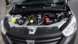 Dacia Dokker 15 DCI 90hp engine start and sound HD [upl. by Idalina]